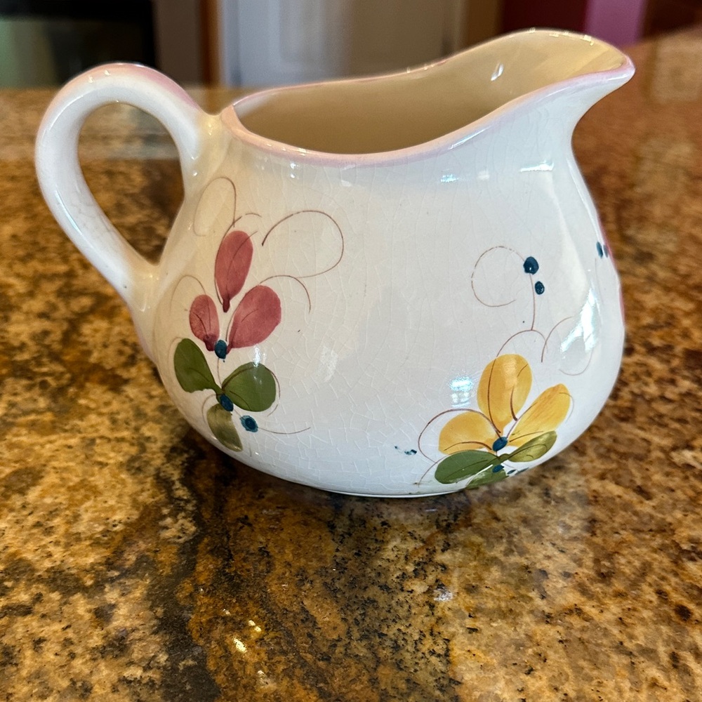 Floral Cream Vase